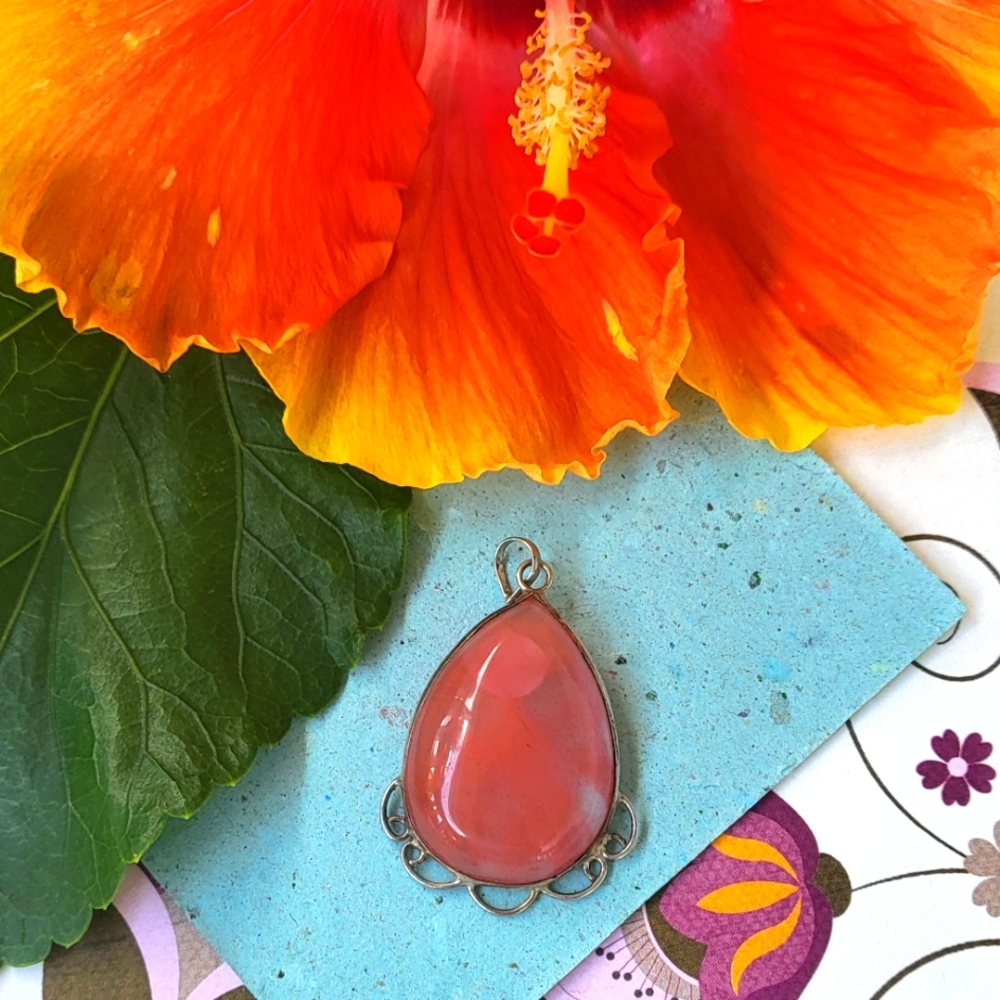 Watermelon Quartz Pendant